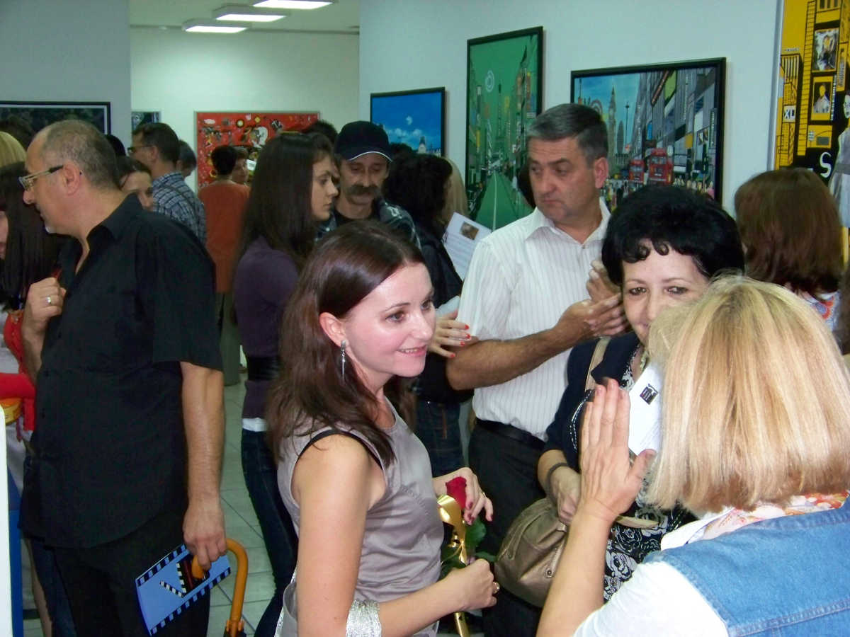 Otvaranje izložbe Katarine Radenković, European house, Niš, avgust 2009.