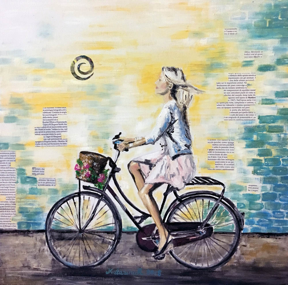 Holandjanka na bicikli (prodato)